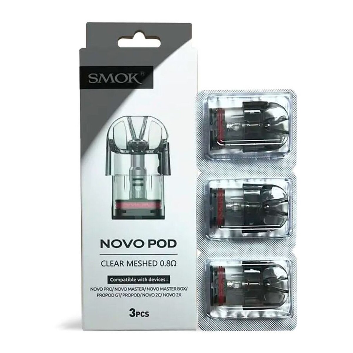 SMOK Novo (Pods) Clear Mesh Edition - 3 Pack